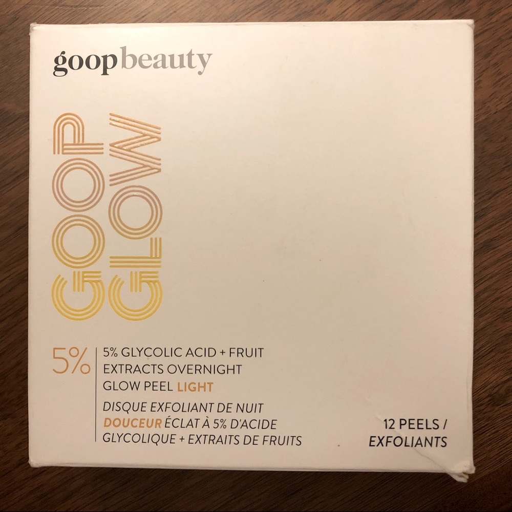 GOOP BEAUTY 5% Glycolic Acid GLOW Peel LIGHT 12pk